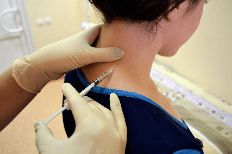Anästhesieblockade bei Osteochondrose